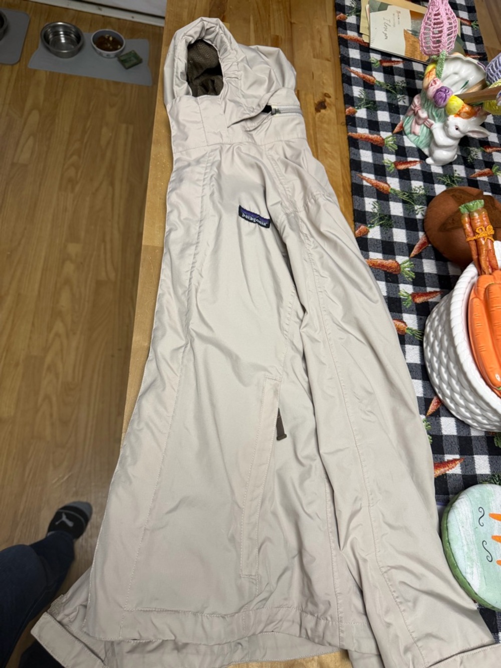 Patagonia Beige Hooded Jacket